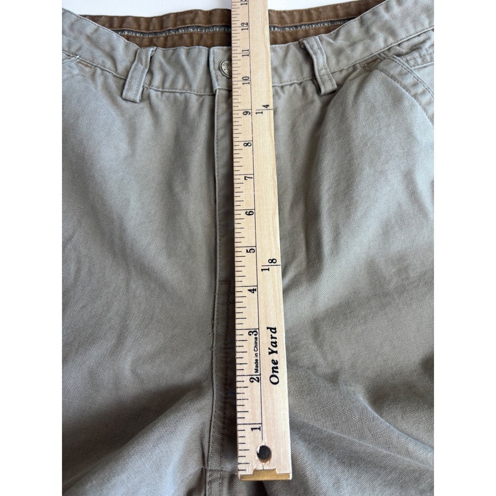 REI Co-op Mens Organic Cotton Canvas Work Pants Brown Khaki 29x30 Straight Leg - Picture 7 of 7